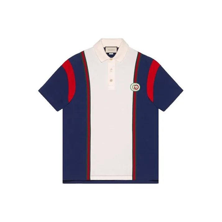 GUCCI Polo With Interlocking G Patch-0