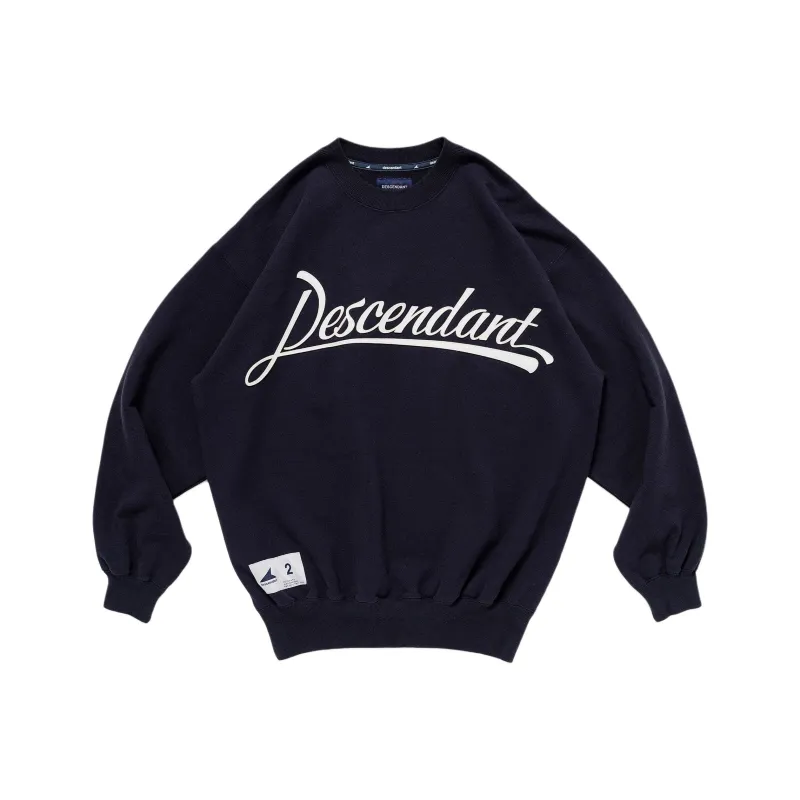 Descendant Shoreline Crew Neck Sweatshirt Unisex Marine Blue-0