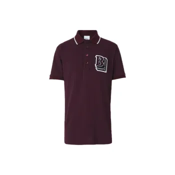Burberry Polo Shirt Men's Deep Chestnut