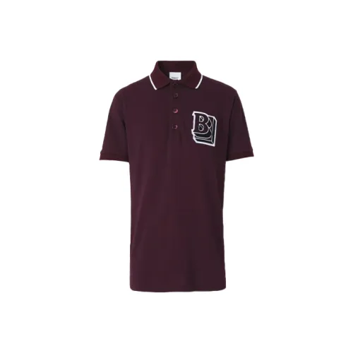 Burberry Polo Shirt Men's Deep Chestnut
