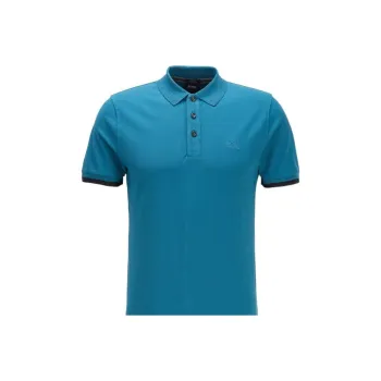 HUGO BOSS Polo Shirts Men Turquoise