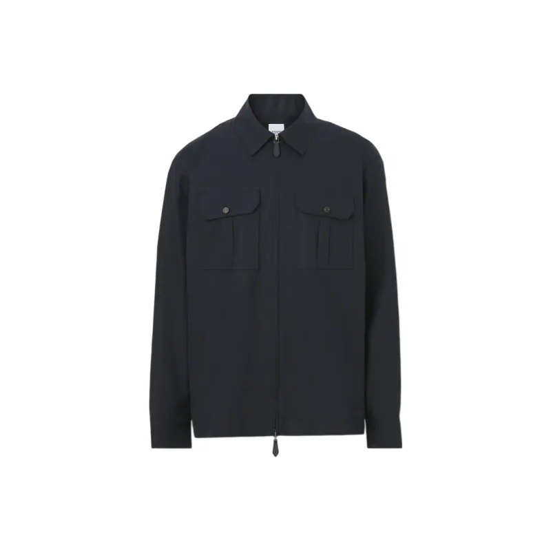 Burberry Hawes Cotton Zip Up Jacket-0