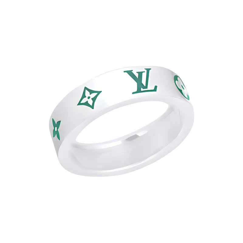 LOUIS VUITTON Brass Rings Men's Green-1