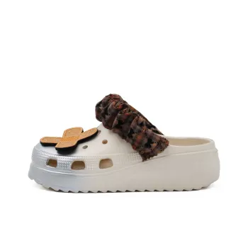 NANJIREN Clogs Unisex Beige Semi Silver