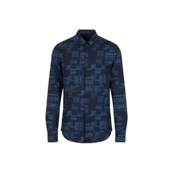 ARMANI EXCHANGEAE SS24 Shirt Men's Night Blue