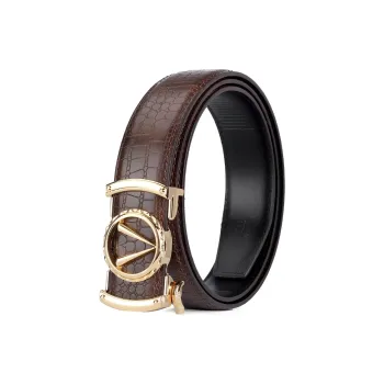 ROSEROOEN Leather Belts Men