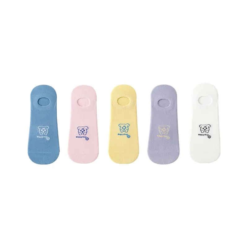 Top Melon No Show Socks Women's 5 Pack-21