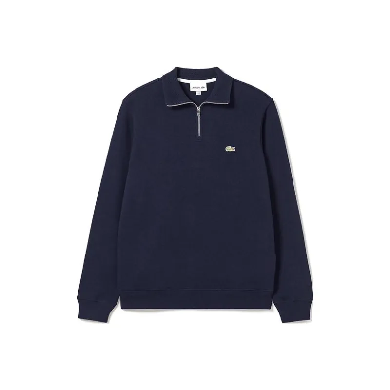 LACOSTE Logo embroidered High neck Sweatshirt-0