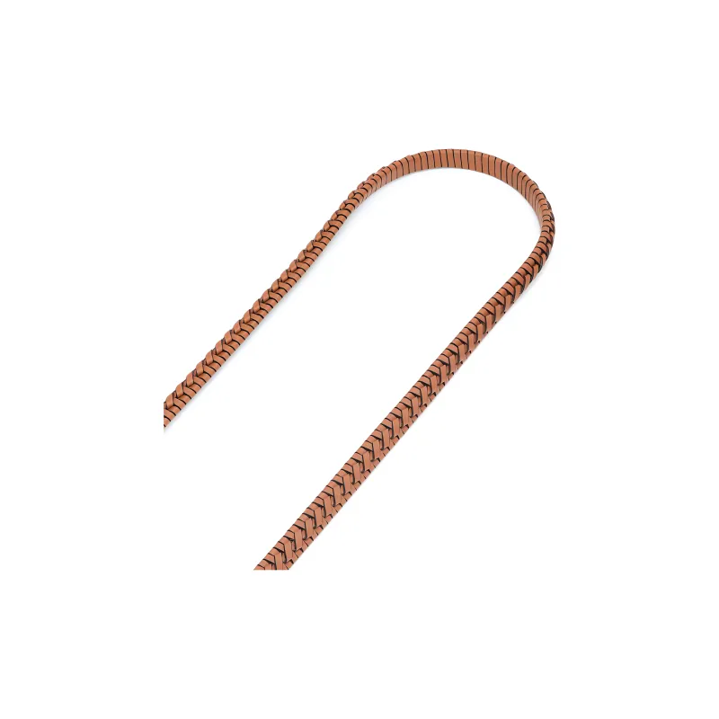 LOEWE Calfskin Strap Bag Strap Men's Brown-2