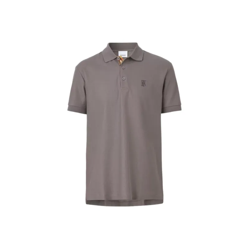 Burberry Polo Shirts Men Seal Gray-0