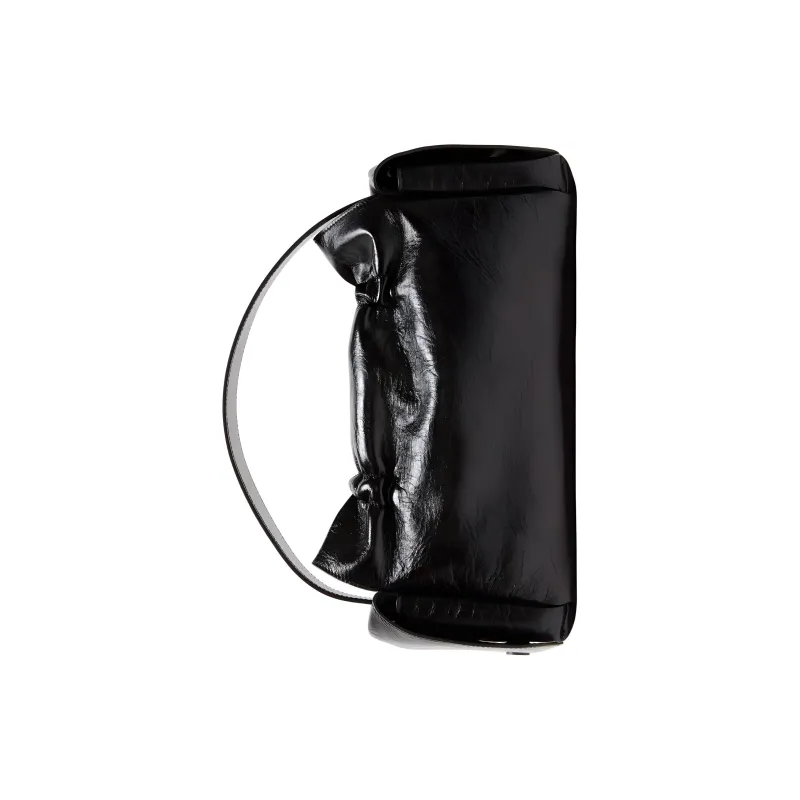 Acne Studios Bright Finish Leather Handbag Regular Women's Black-2