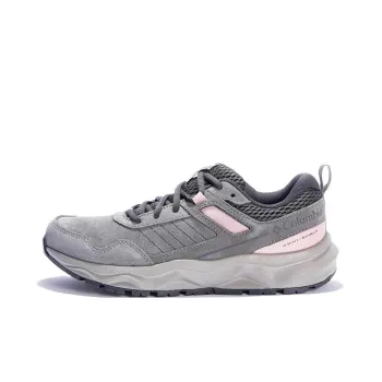 Columbia Anti Slip Wear Resistant Low Top Hiking Shoes Women's Gray Pink