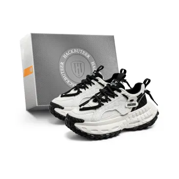 HACKBUTEER Low Top Chunky Sneakers Men's Box Included