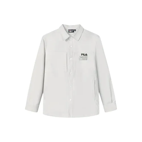 FILA Shirt Men's White Sand Gray
