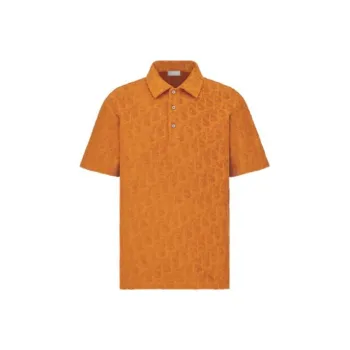DIOR Quarterly New Products SS22 Polo Shirt Men's Orange