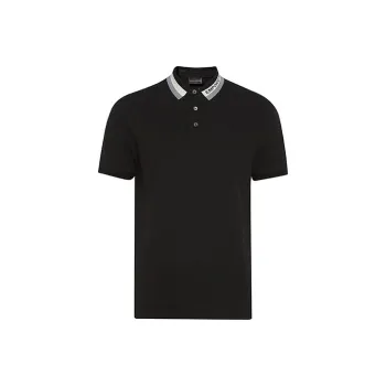 EMPORIO ARMANI Polo Shirts Men Black
