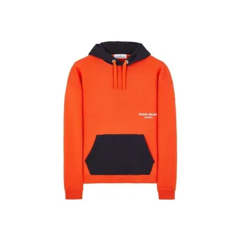 STONE ISLAND Sweatshirts Unisex Lobster Shrimp Red