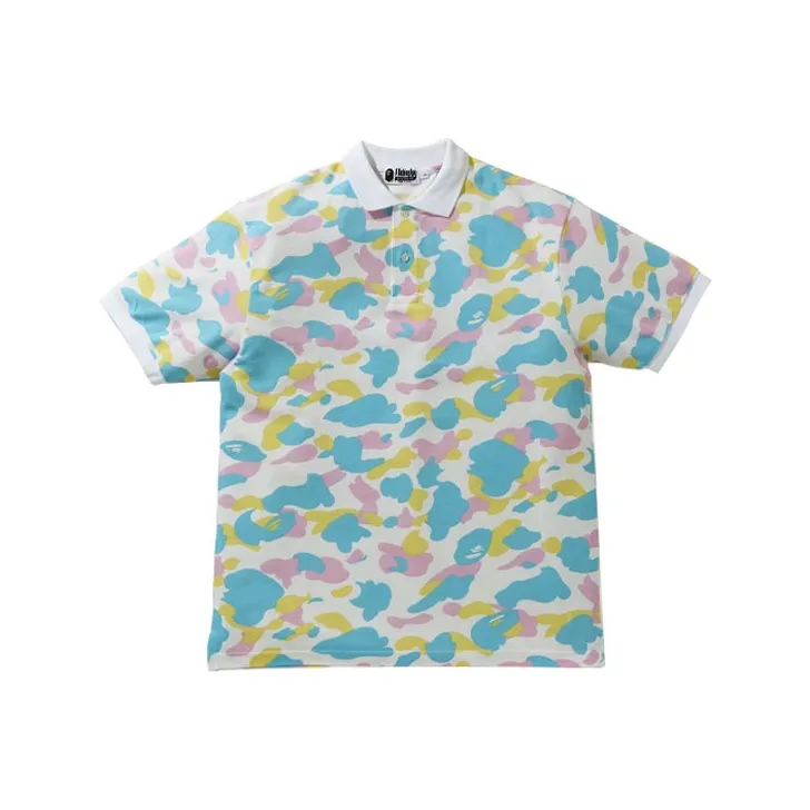 Bape New Multi Camo Relaxed Polo-2