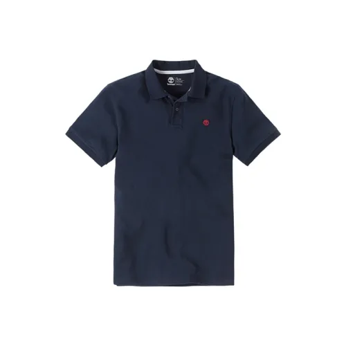 Timberland Polo Shirts Men Dark Royal Blue