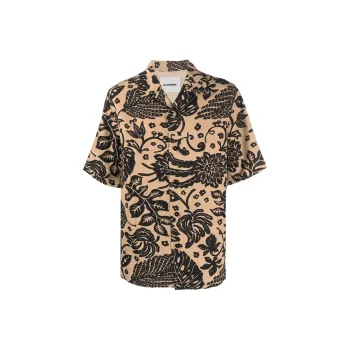 JIL SANDER Shirts Men Coffee