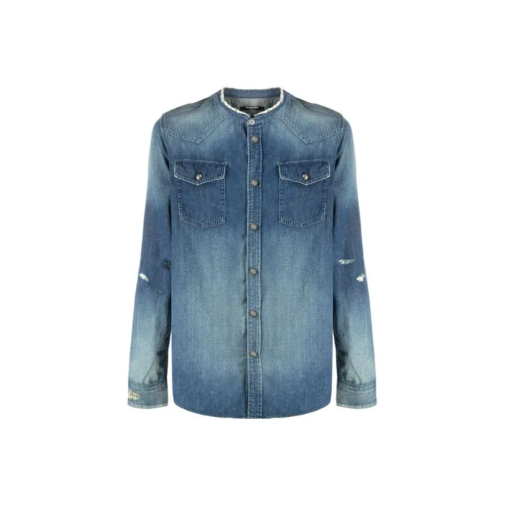 BALMAIN Shirts Men Blue-0