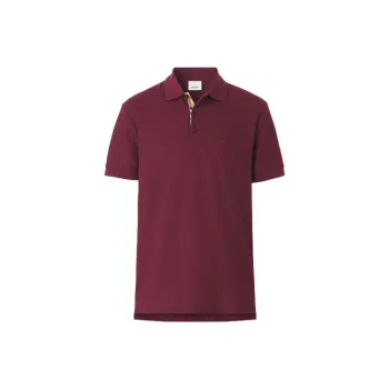 Burberry FW21 Polo Shirt Men's Burgundy