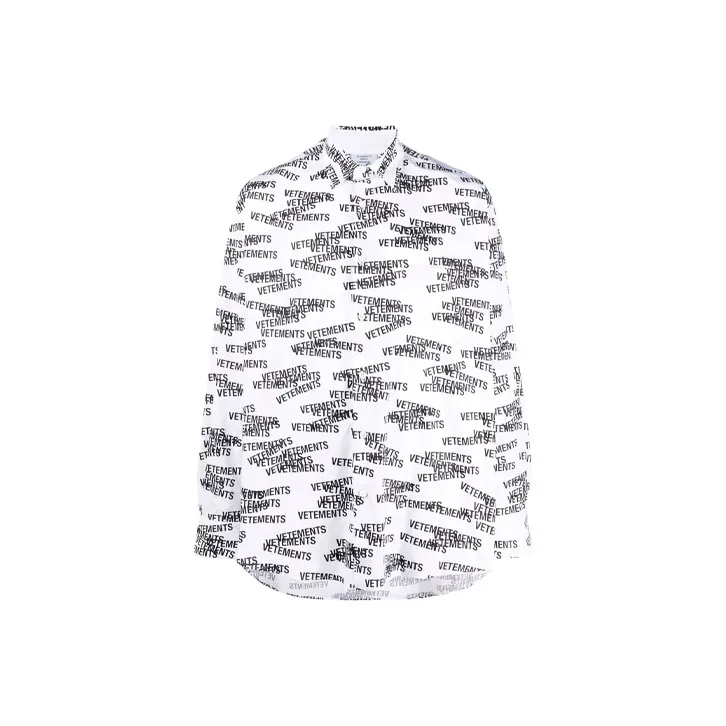 Vetements Shirts Men White-0