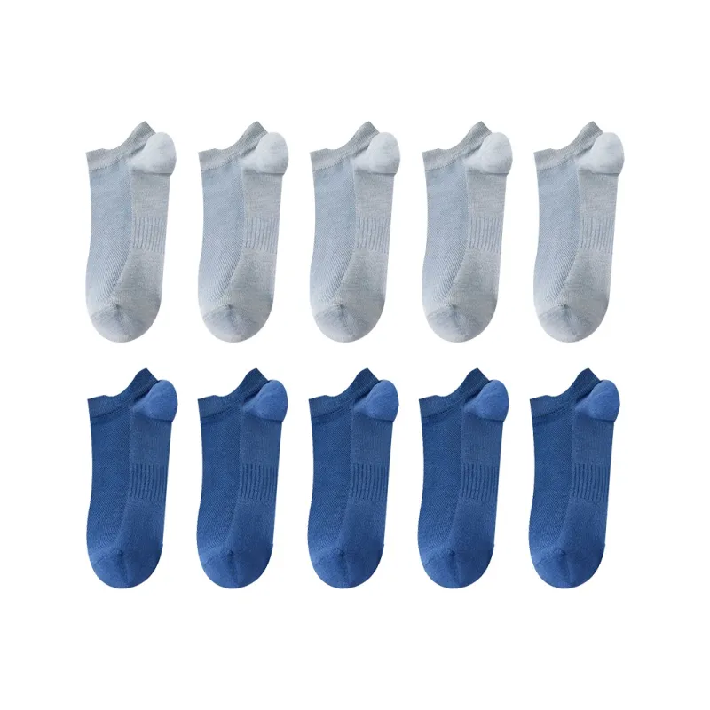 Cotton Gene No Show Socks Men's Combo Set-16