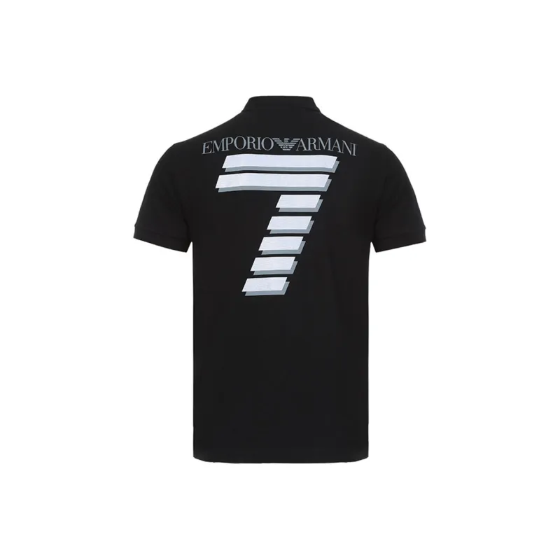 EMPORIO ARMANI EA7 Polo Shirt Men's Black-0