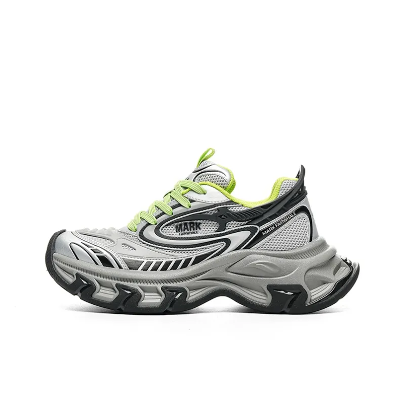FAIRWHALE Anti Slip And Wear Resistant Lightweight Low Top Chunky Sneakers Men's-10