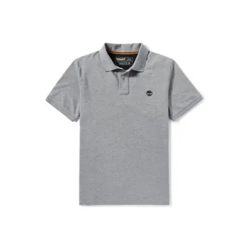 Timberland Polo Shirts Men Medium Heather Gray