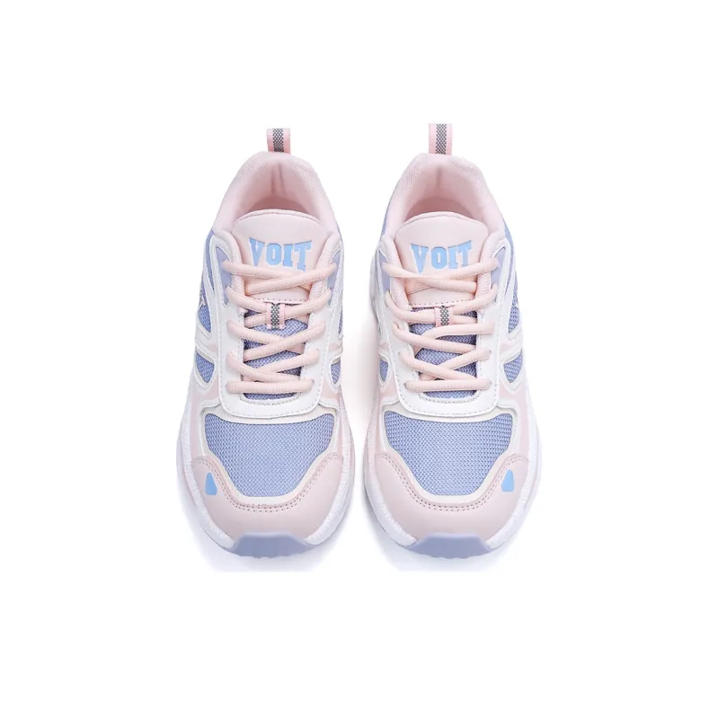 VOIT Cushioning, Slip Resistant, And Breathable Low Top Casual Sprint Running Shoes Women's Pink Colorful Blue-3