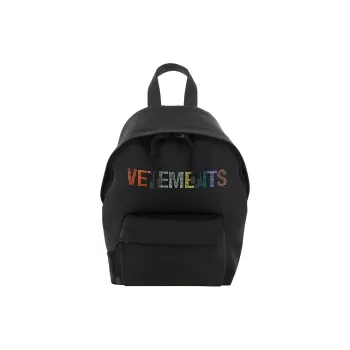 Vetements Canvas Backpack Unisex Black