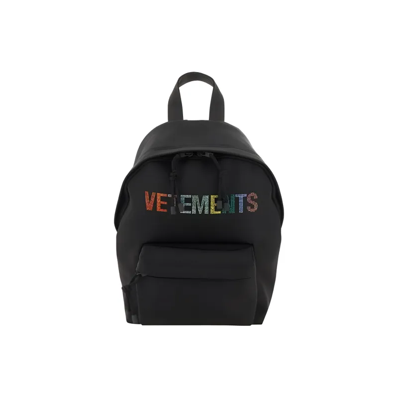 Vetements Canvas Backpack Unisex Black-0