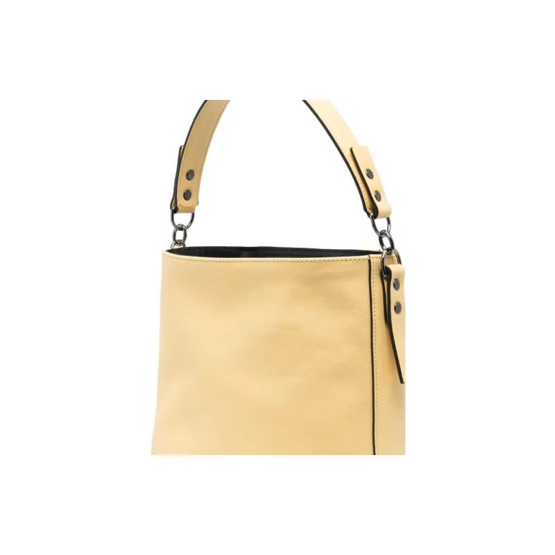 LONGCHAMP 3D Cow Leather Tote Bag Shopping Bag Handbag Crossbody Bag Small Size Women's Butter Yellow-4