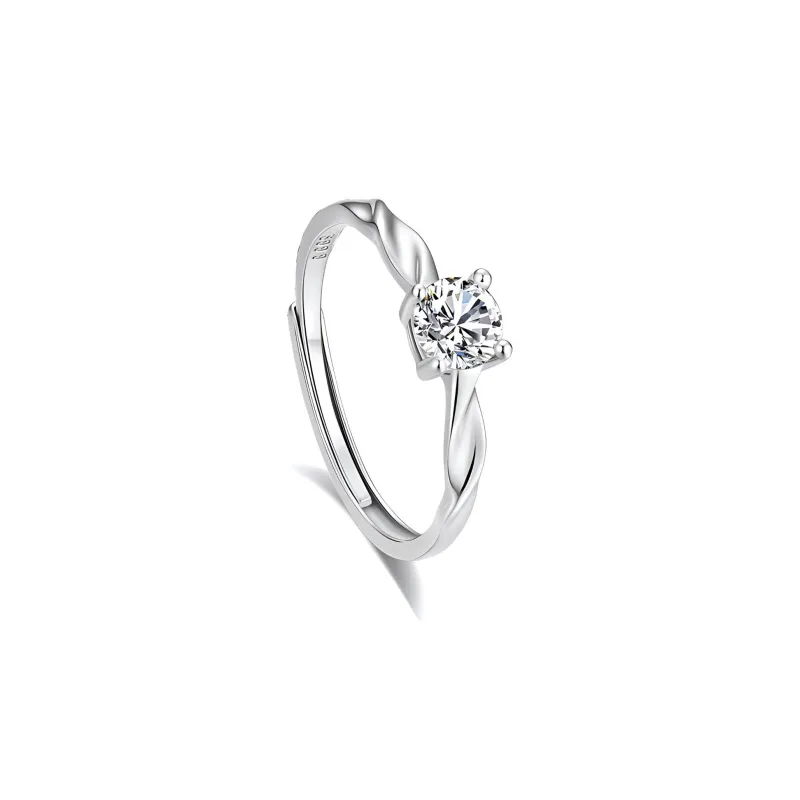Zocai Natural Topaz Colorful Gem Ring Unisex-6