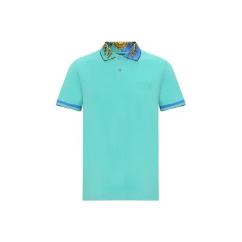 VERSACE JEANS COUTURE Polo Shirts Men Green