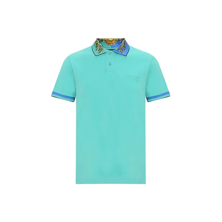 VERSACE JEANS COUTURE Polo Shirts Men Green-0