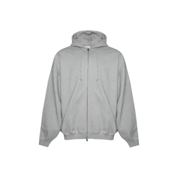 Vetements Sticker Logo Zip Up Hoodie
