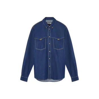 VERSACE Shirts Men Blue