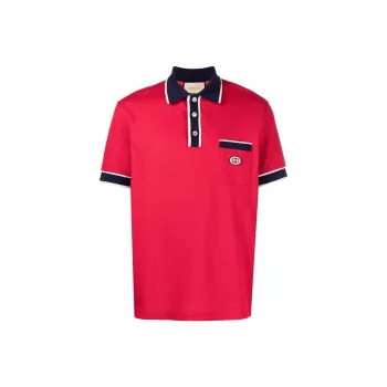 GUCCI Polo Shirts Men Red