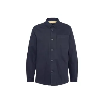BARBOUR Casper Overshirt Shirt Men's Marine Blue