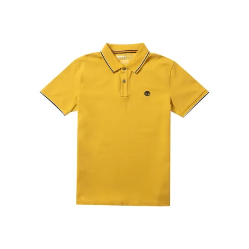 Timberland Polo Shirts Men Yellow