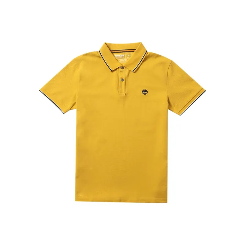 Timberland Polo Shirts Men Yellow-0