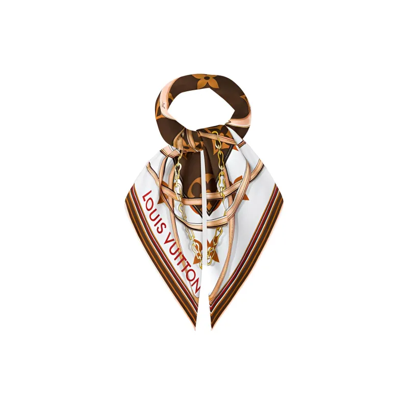 LOUIS VUITTON ULTIMATE MONOGRAM Silk Scarves Women's-1
