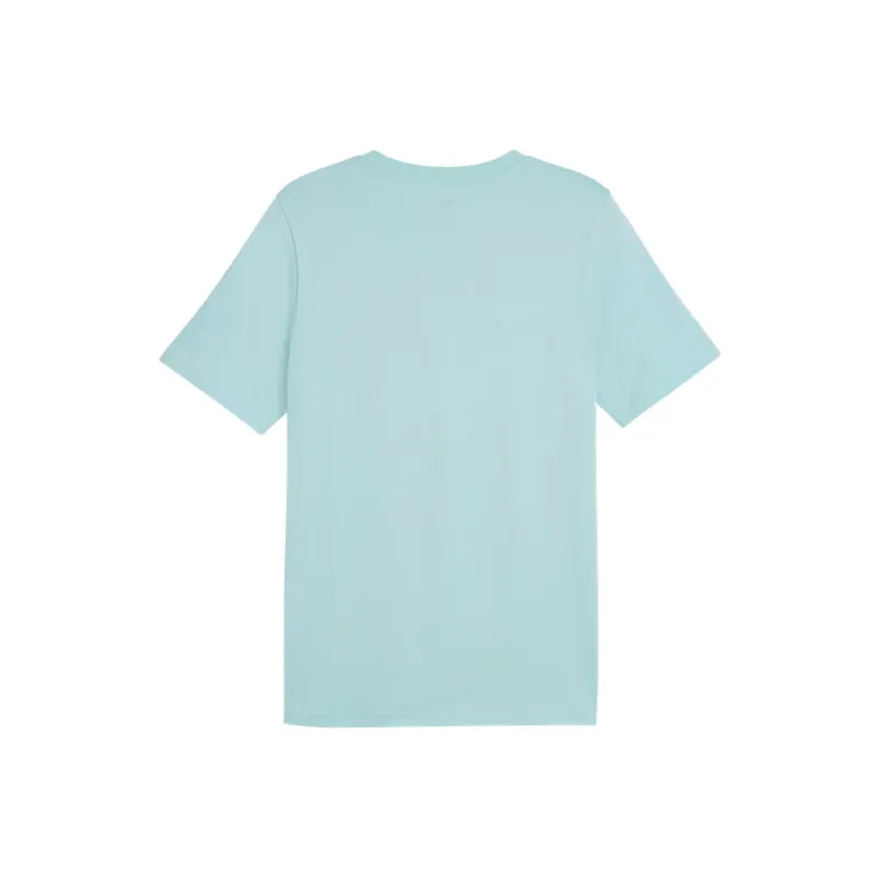 PUMA Basic GRAPHICS T Shirt Men's Tropical Lake Blue 22-1