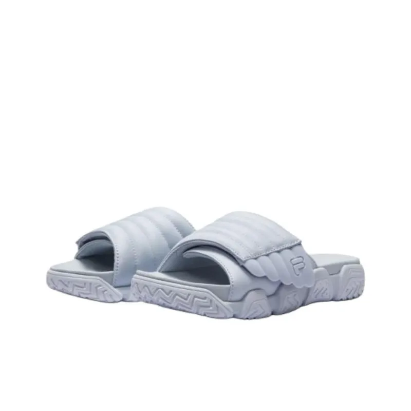 FILA FUSION BARRICADE Slip Resistant Abrasion Resistant Slide Slippers Unisex Gray-1