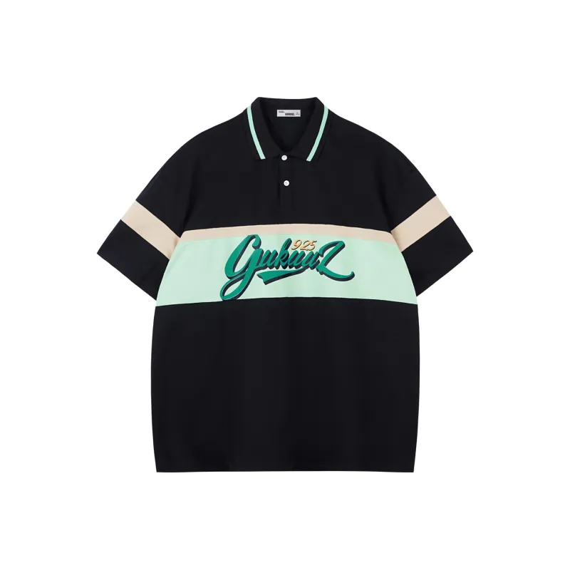 GUKUUL Polo Shirts Unisex Black-0