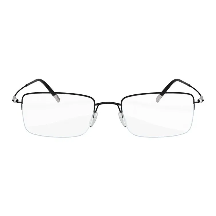 SILHOUETTE Titanium Square Myopia Optical Glass Men's-5