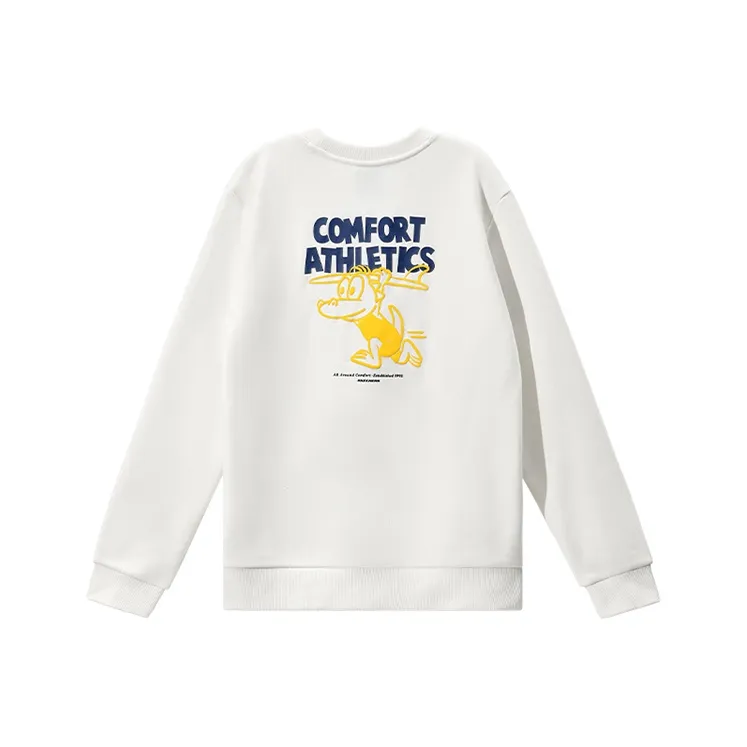 Skechers Funny Monster Sweatshirt Unisex Marshmallow White/0074-1